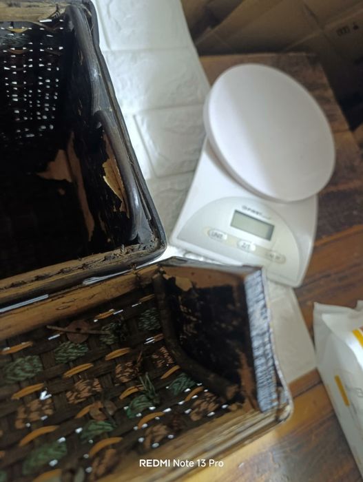 Старинно железопътен куфар сандък