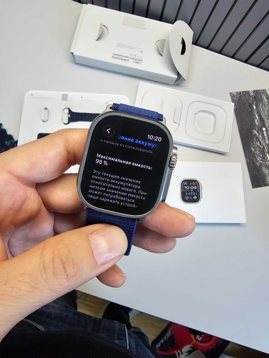 ПРОДАМ Apple Watch Ultra 2 (Titanium Blue Ocean Band) 49MM.