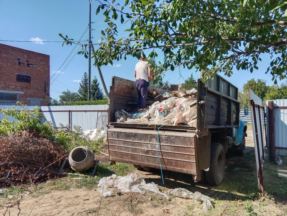 Организация вывоз мусора 7/24 +грузчики
