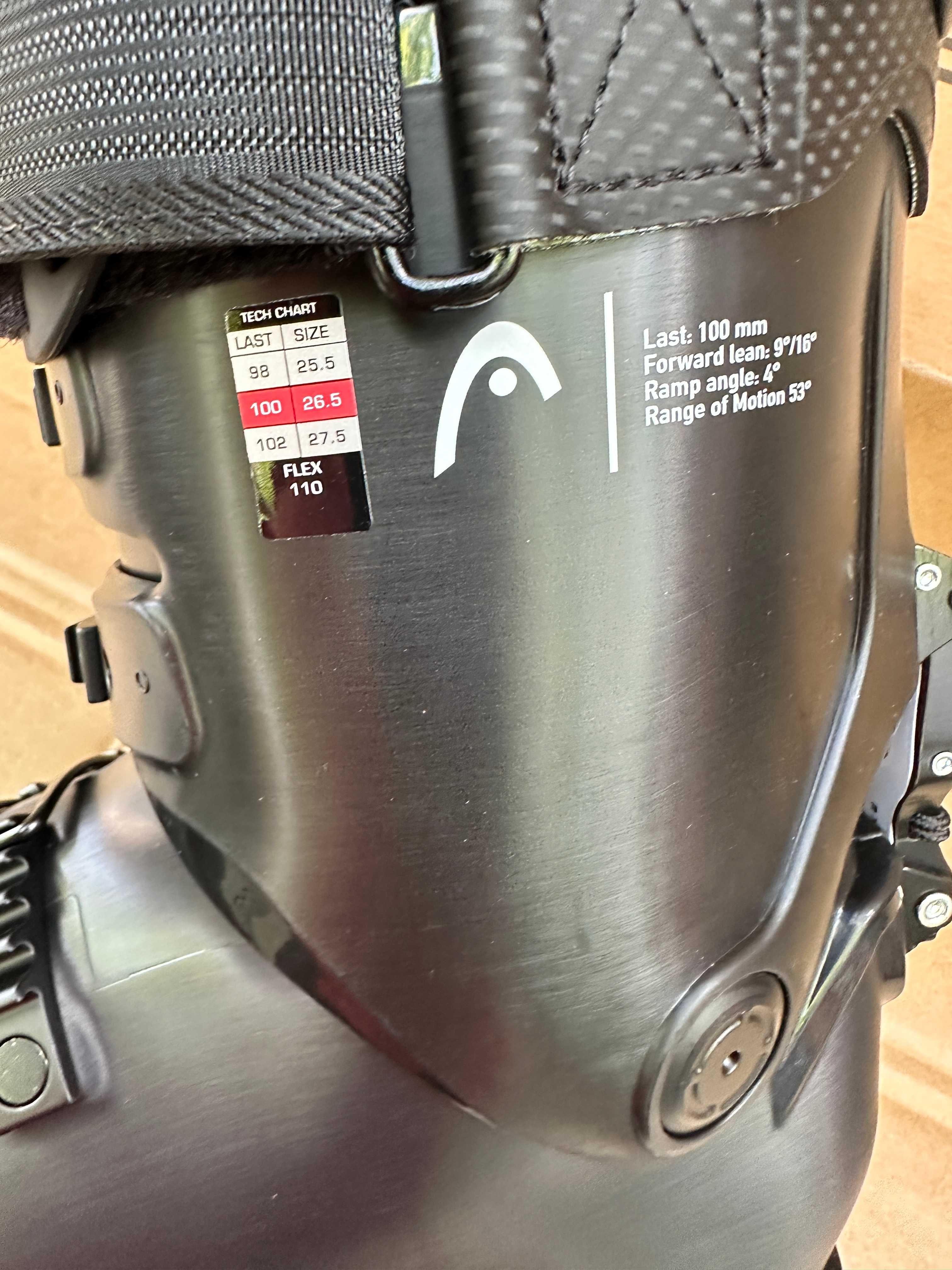 clapari noi head kore 110 gw freeride boot black mondo 25 europa 39