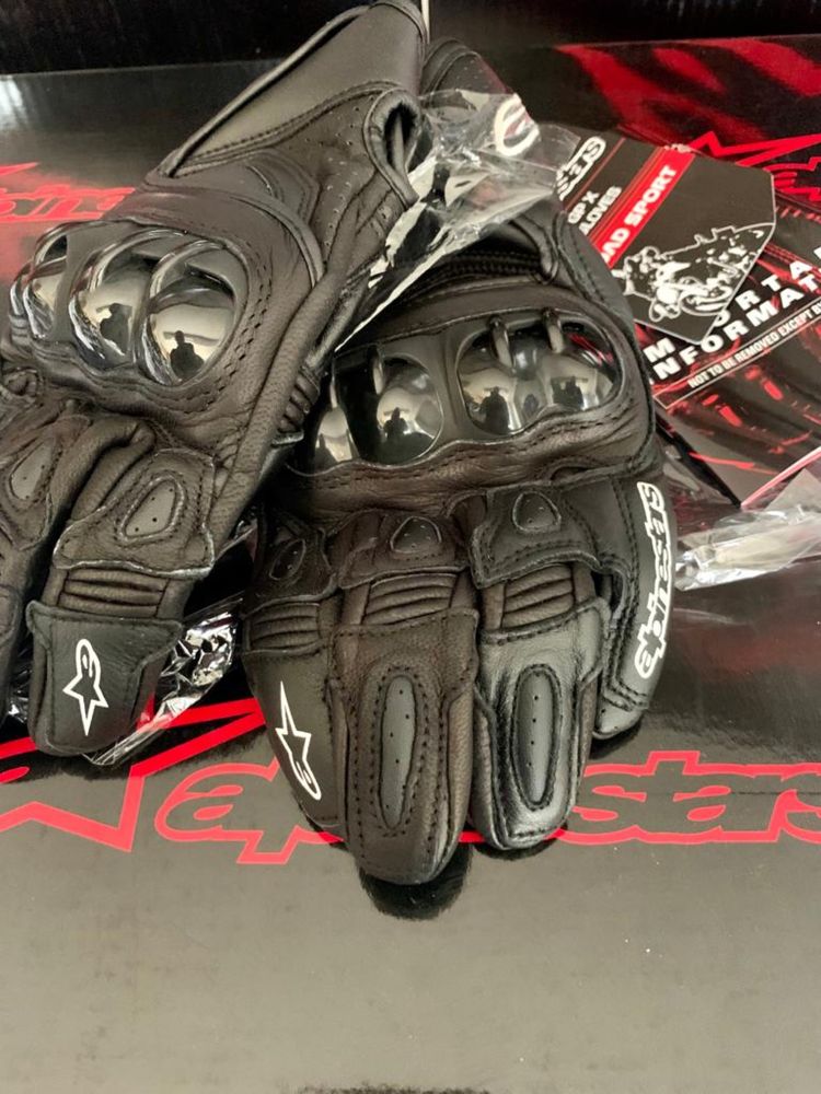 Manusi Alpinestars GPX piele scurte Noi !!!