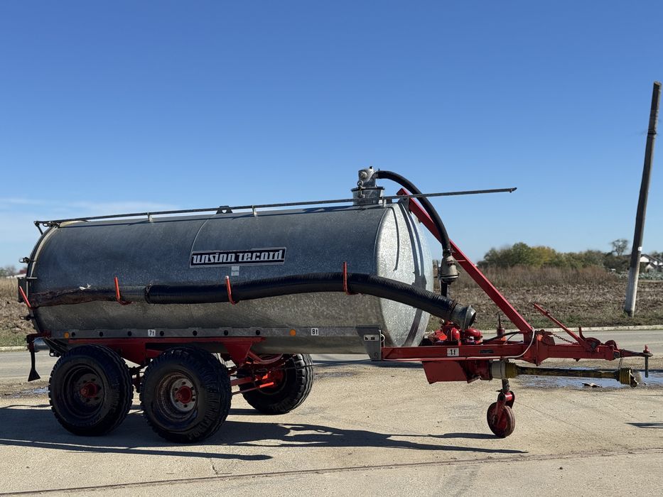 Vidanja/Cisterna 6000L Tandem ca Noua Cu Pompa cu Dublu Sens