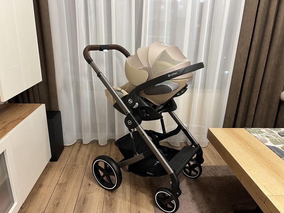 Cybex Balios S Lux 3 в 1, Cybex Cloud T i-Size Plus + адаптери и зимен