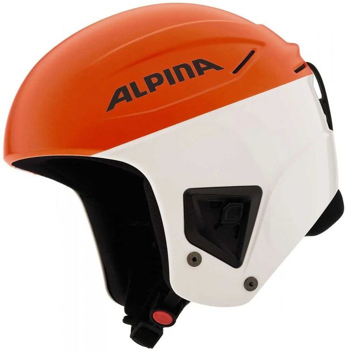 Casca Ski Alpina Competition Downhill Alba/Orange Marime M 55-56 cm