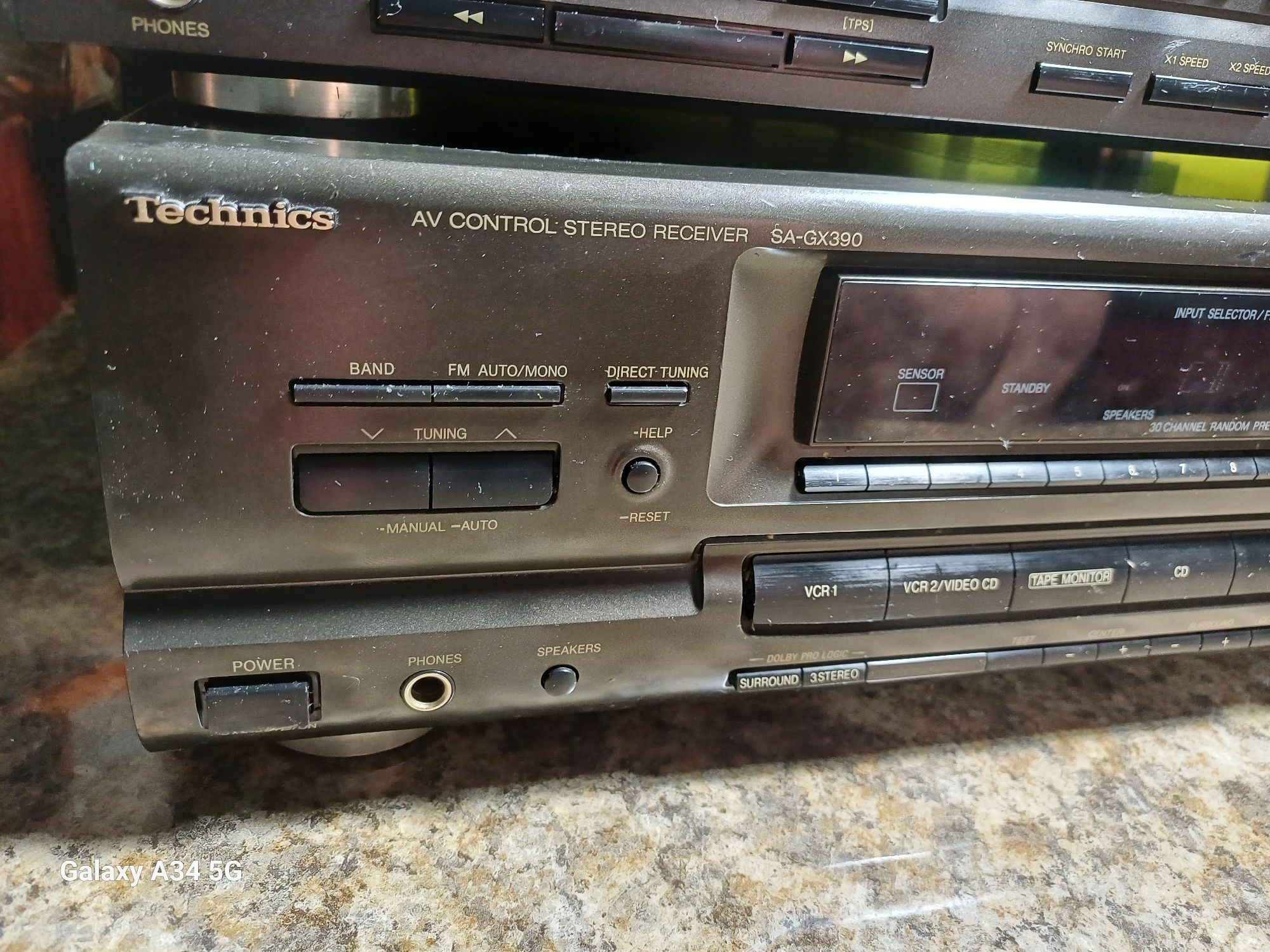 Amplificator Technics sa gx390 și Technics su810