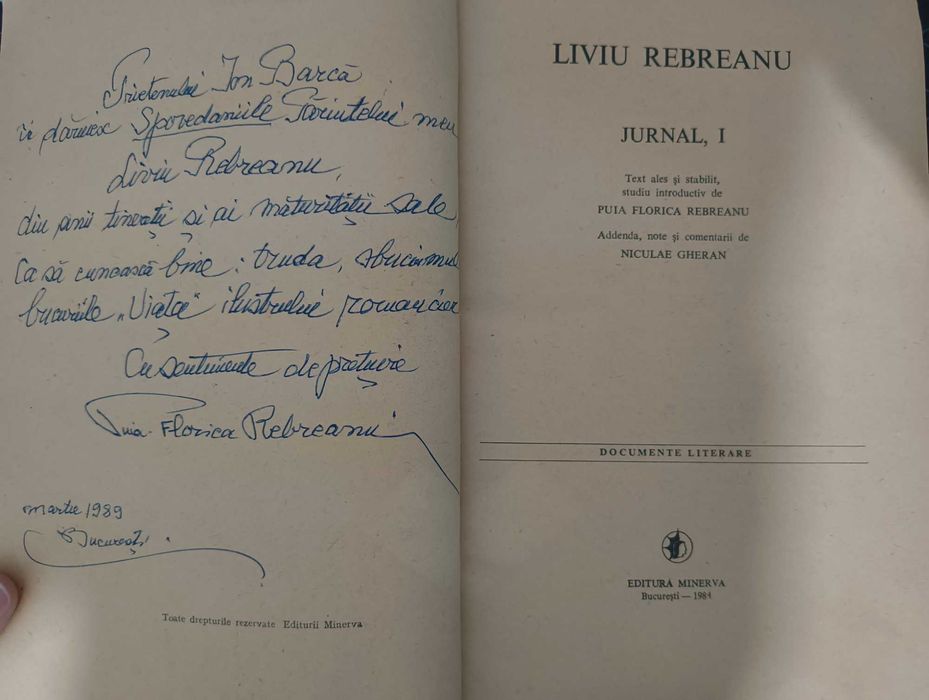 Jurnal de Liviu Rebreanu
Jurnal de Liviu Rebreanu
