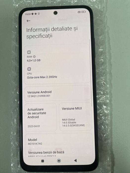 Xiaomi Redmi Note 10 64GB Black ID-szh067