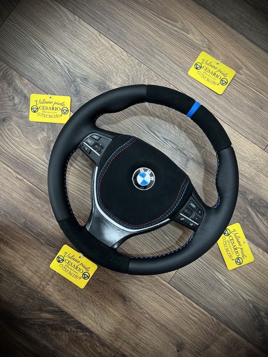 Volan piele naturala Nappa Bmw Seria 3 F30 F80 2011-2018