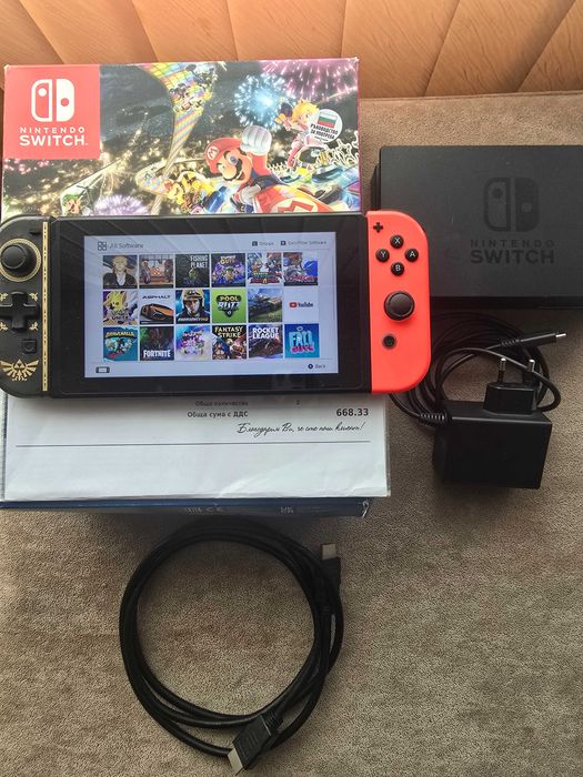 Nintendo Switch и 20 игри за 299лв
