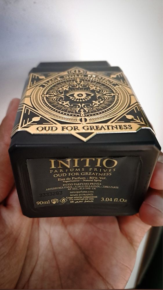 Initio Parfums Prives Oud For Greatness, Side Effect