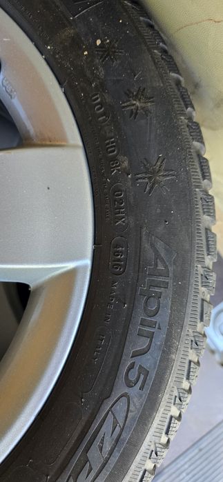 Джанти "17" на MERCEDES  с зимни гуми