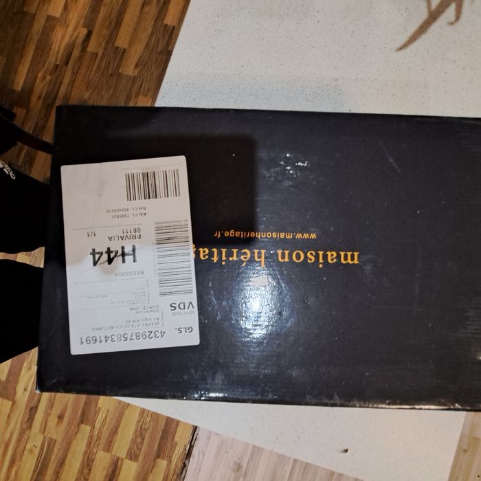 Maison Heritage мъ.жки кожени боти с кутия .