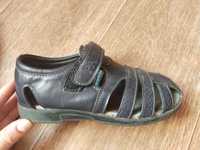 Продам сандалии кожаные PAFI размер 32 цвет тёмно синий