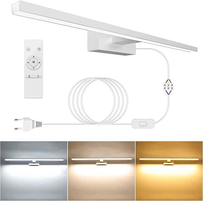 Lampă LED pentru oglindă de baie cu întrerupător, 18 W 80 cm