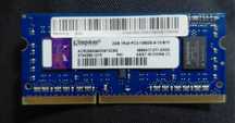 Оперативная память 2GB DDR3 SO-DIMM
