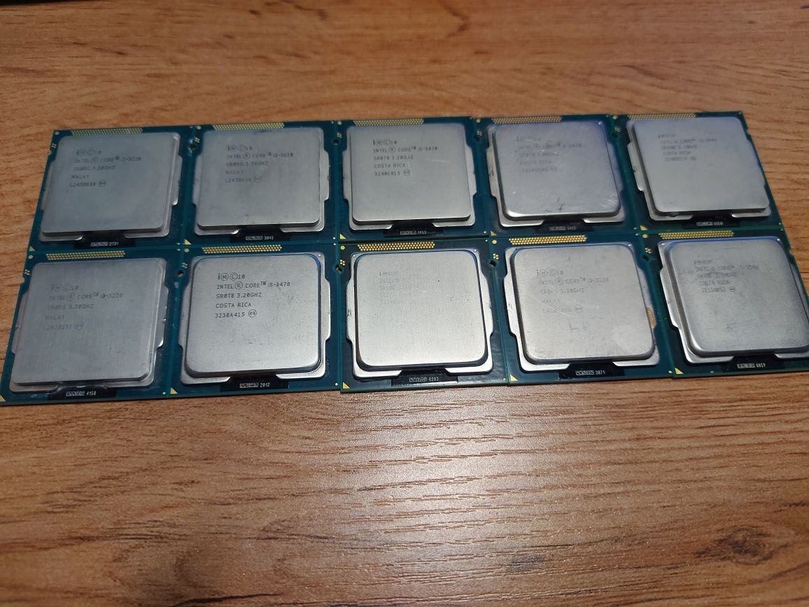 Микропроцессоры разные (Core i3 и Core i5), б/у