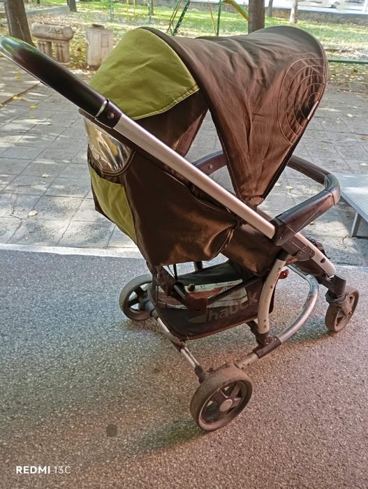 Детска количка с три коша.