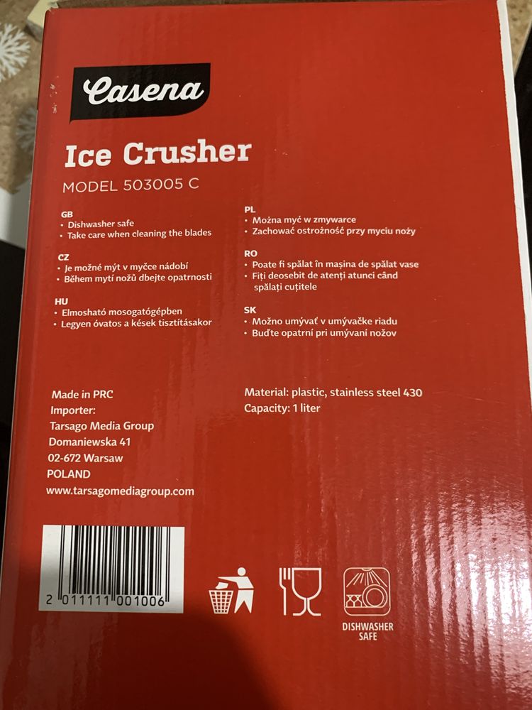 Zdrobitor manual  ghiata +centrifuga salata