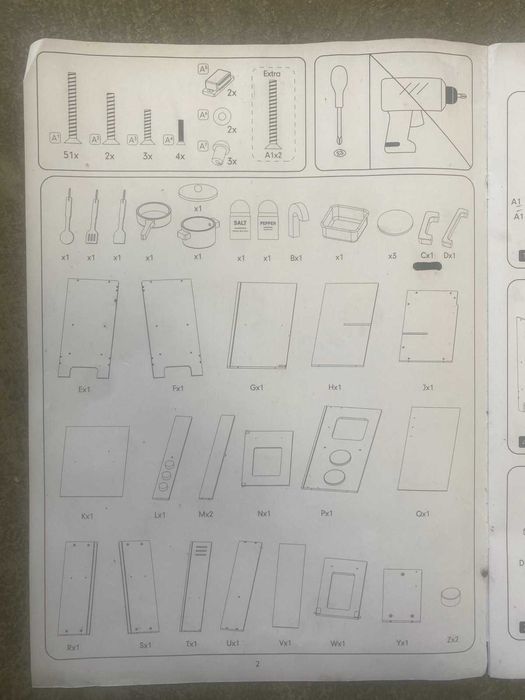 Дървена кухня за игра Little Dutch в цвят мента
