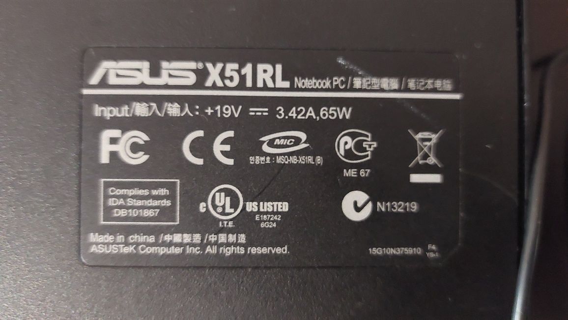 Лаптоп Asus X51RL