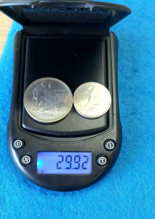 монеты СССР серебро 2шт. 1924г.