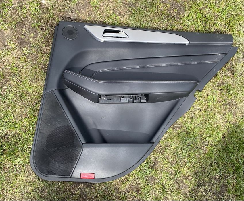 Кожен салон за Mercedes GL ML ( X166 W166 )/ черен/естествена кожа/