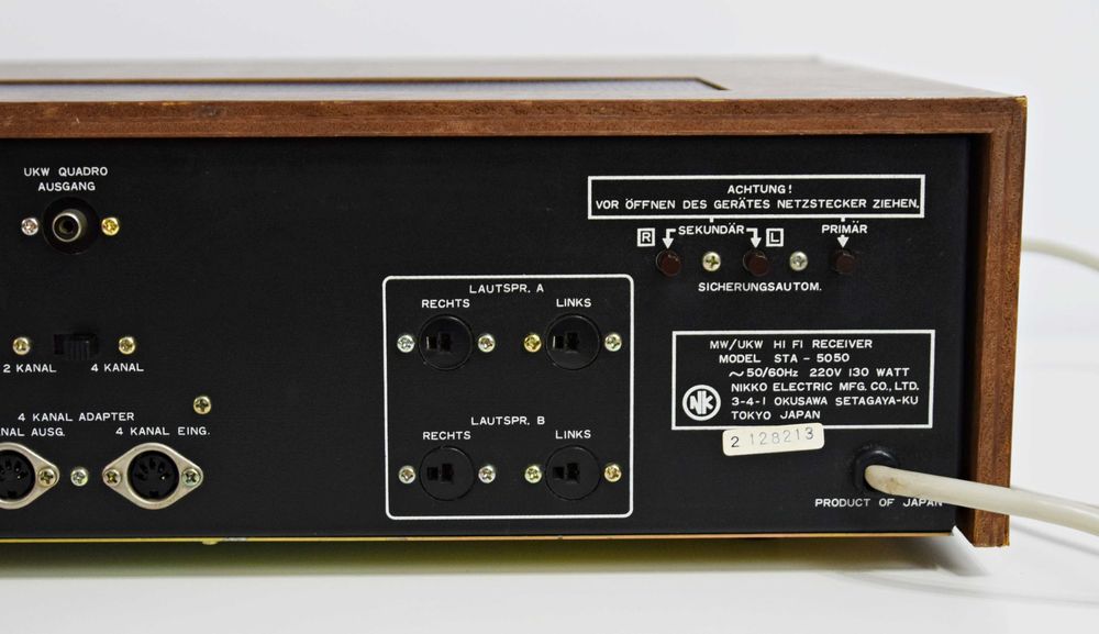 Amplituner Nikko STA-5050, amplificator