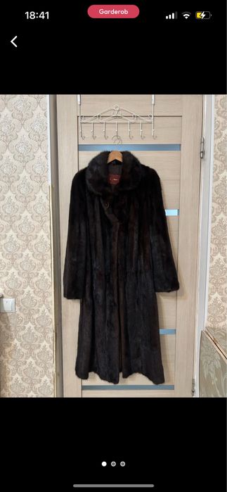 Норковая шуба длинная