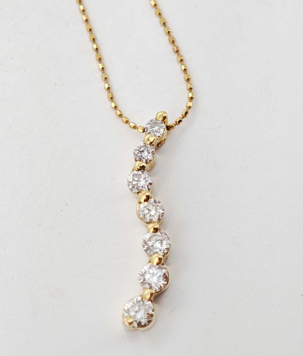 Colier aur 18k cu diamante 1.00ct ZEI