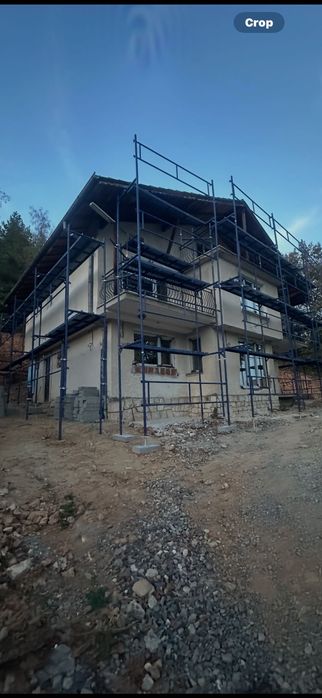 Скеле под наем фасадно рамково