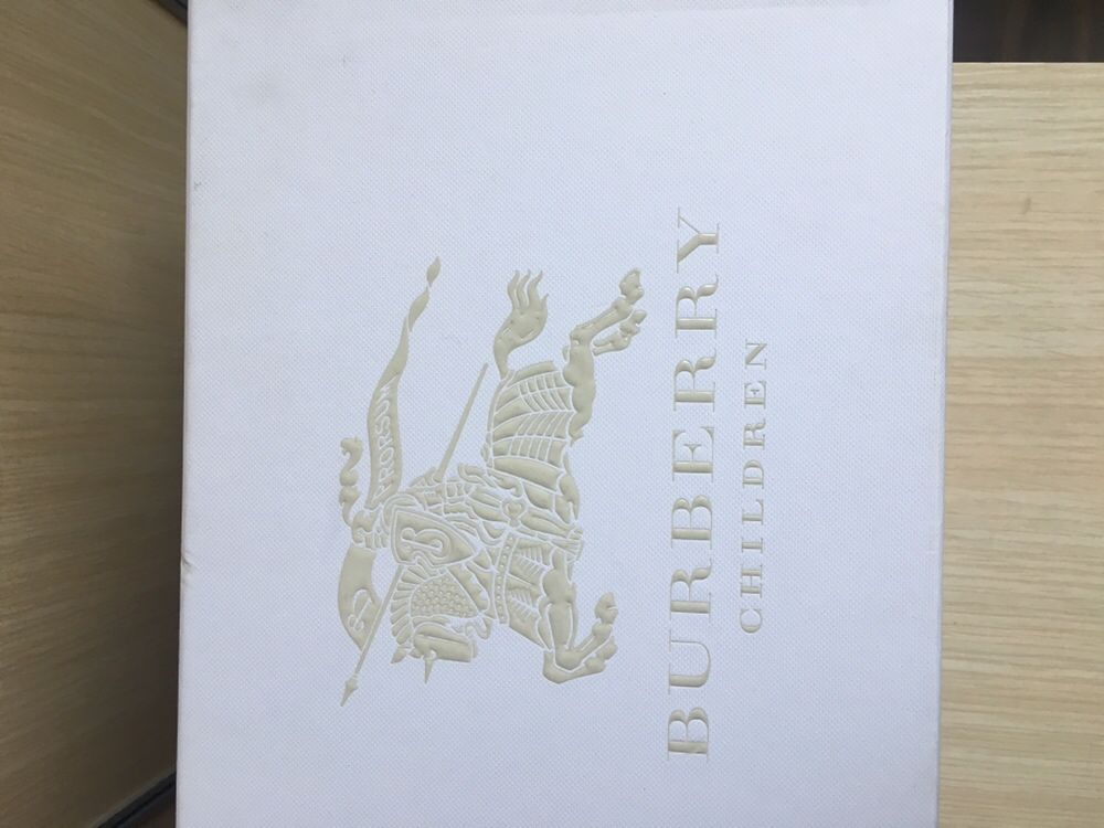 Детски кожени обувки BURBERRY