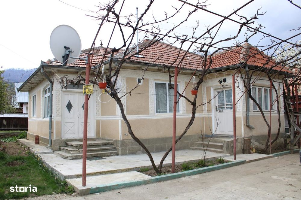 Casa 3 camere, anexe, teren 8500 mp, Berzunti, Bacau