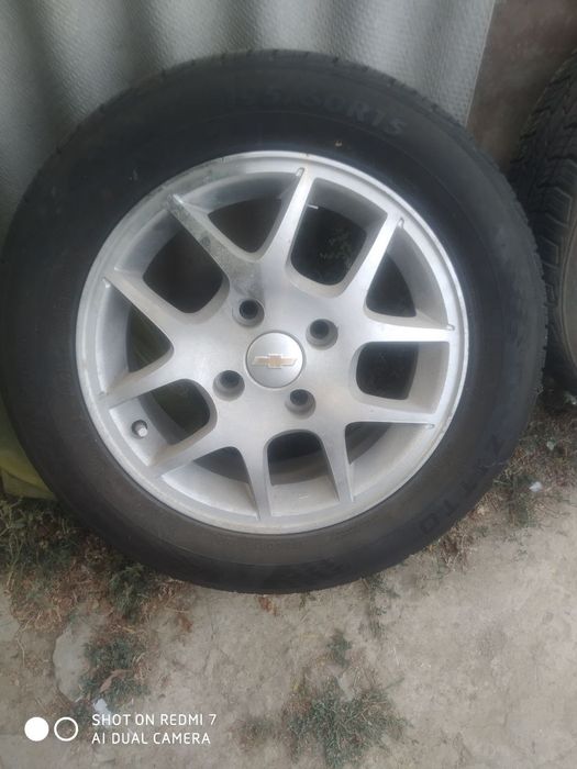 Диски R15  4x114 с баллонами