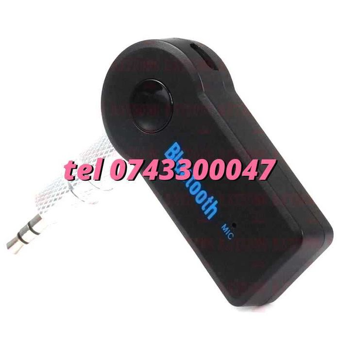 Adaptor 35mm Audio Compatibil Bluetooth Special Auto Aux A2dp Pentru