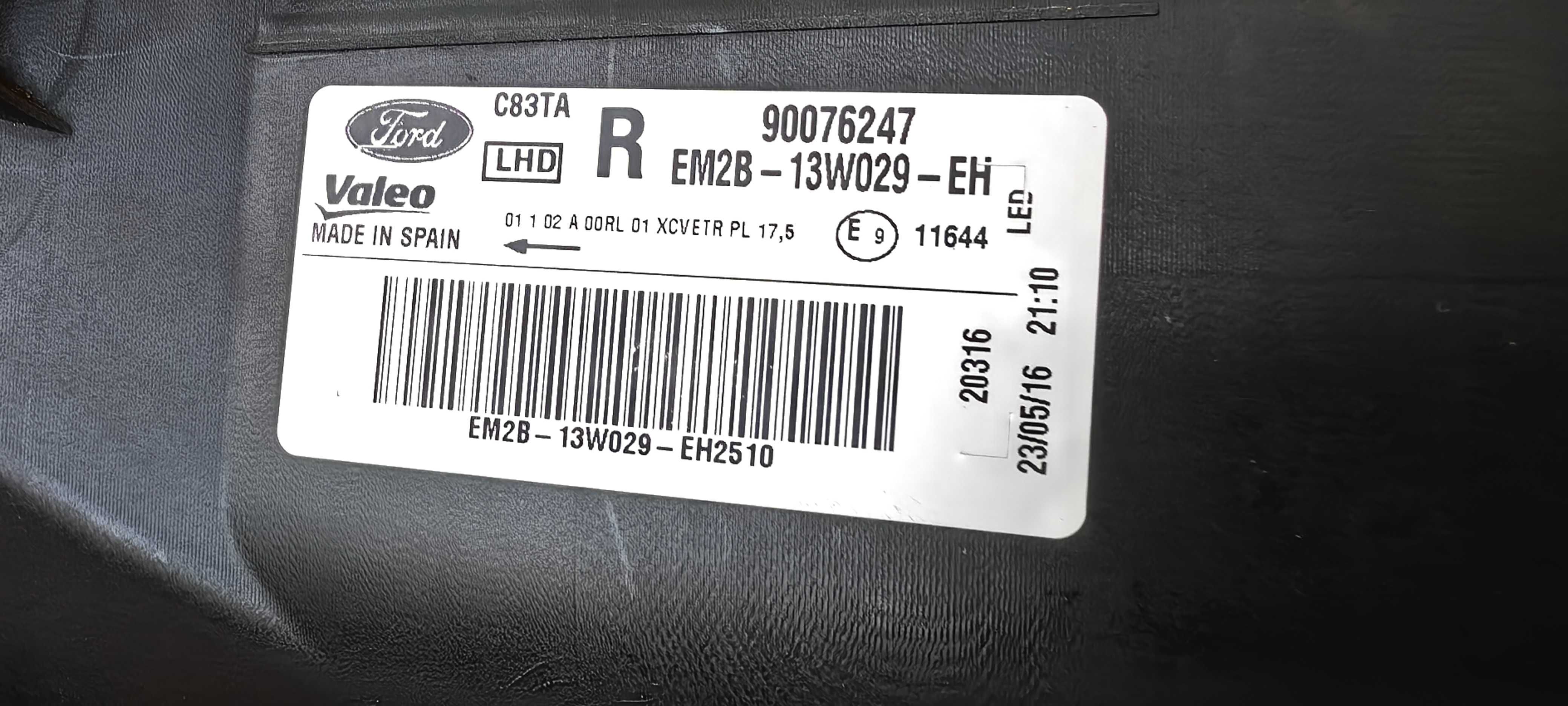 Фар за Ford S-Max Full LED / Форд Ес-Макс Фул лед