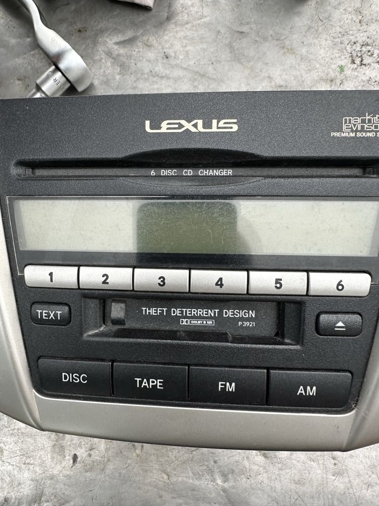 Радио Cd касетофон LEXUS RX RX400H MARK LEVINSON toyota mg8337