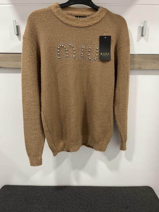 Miu Кафява Дамска Блуза