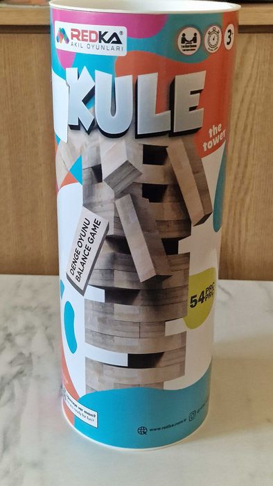 Joc Turn Instabil Jenga cu 54 de piese de lemn