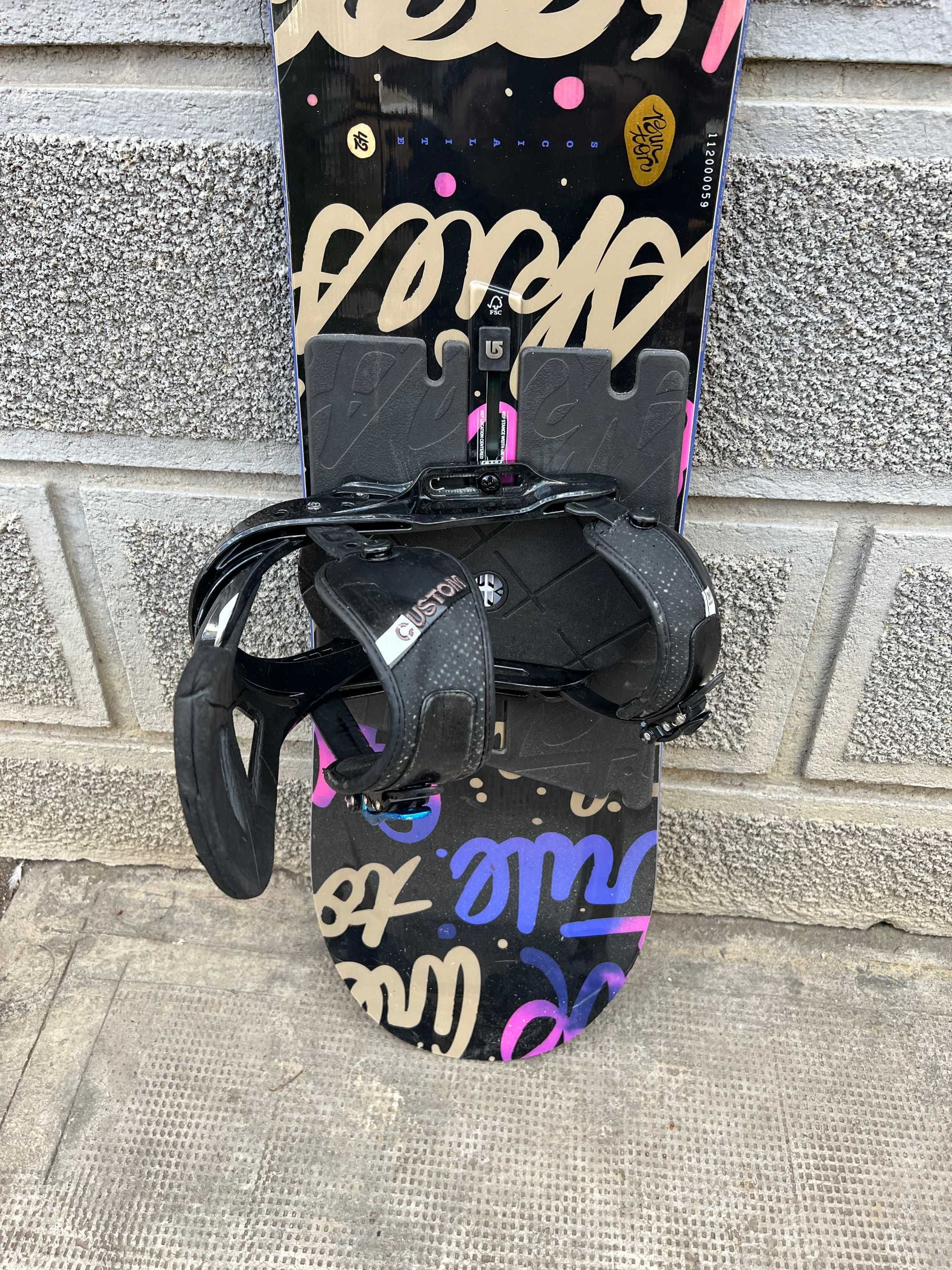 placa snowboard burton socialite L142