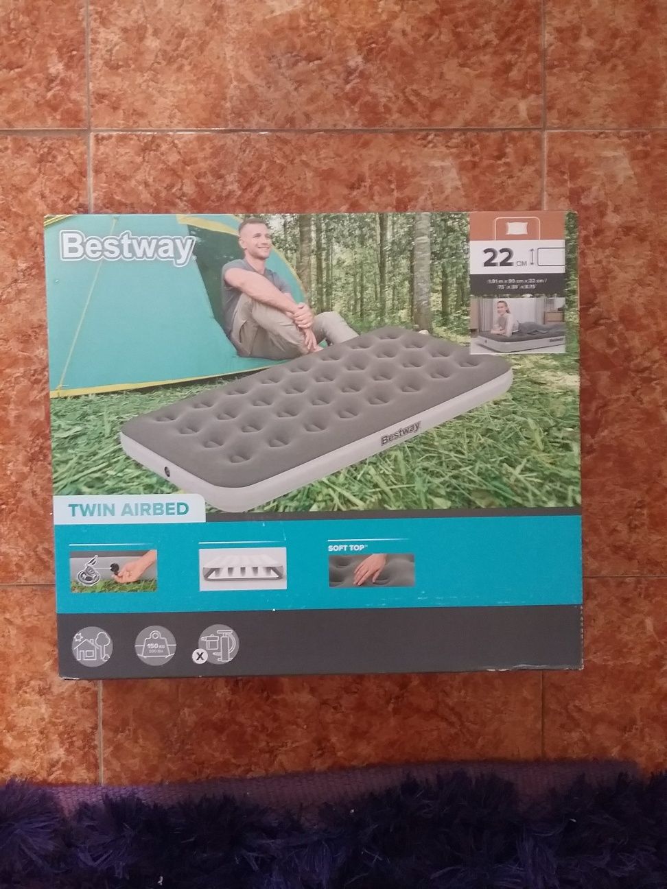 Надуваем 2/1 дюшек 1,91×99sm. ×22sm Bestway TWIN   до 150 кг.