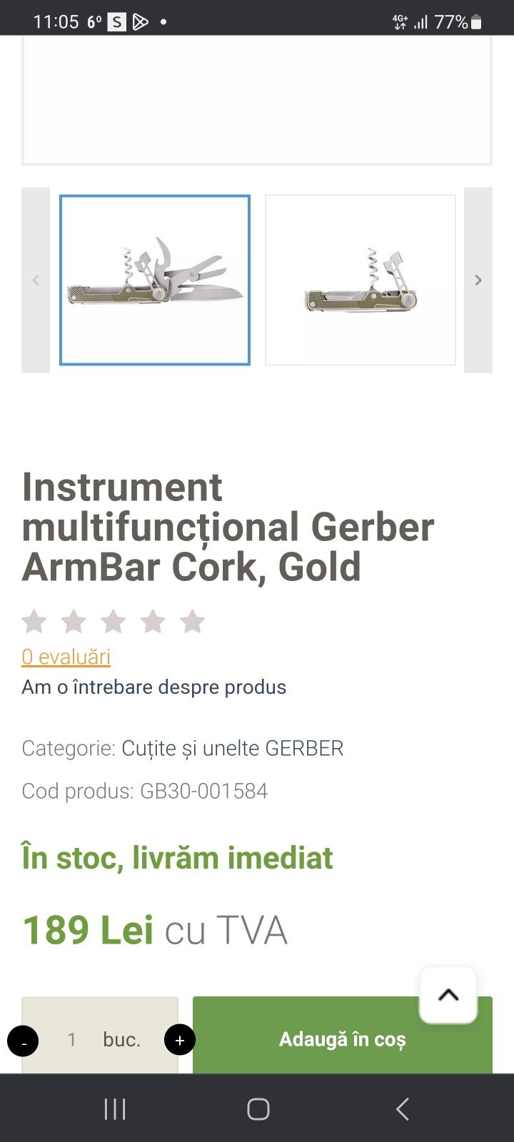 Cuțit briceag Gerber multitool nou sigilat