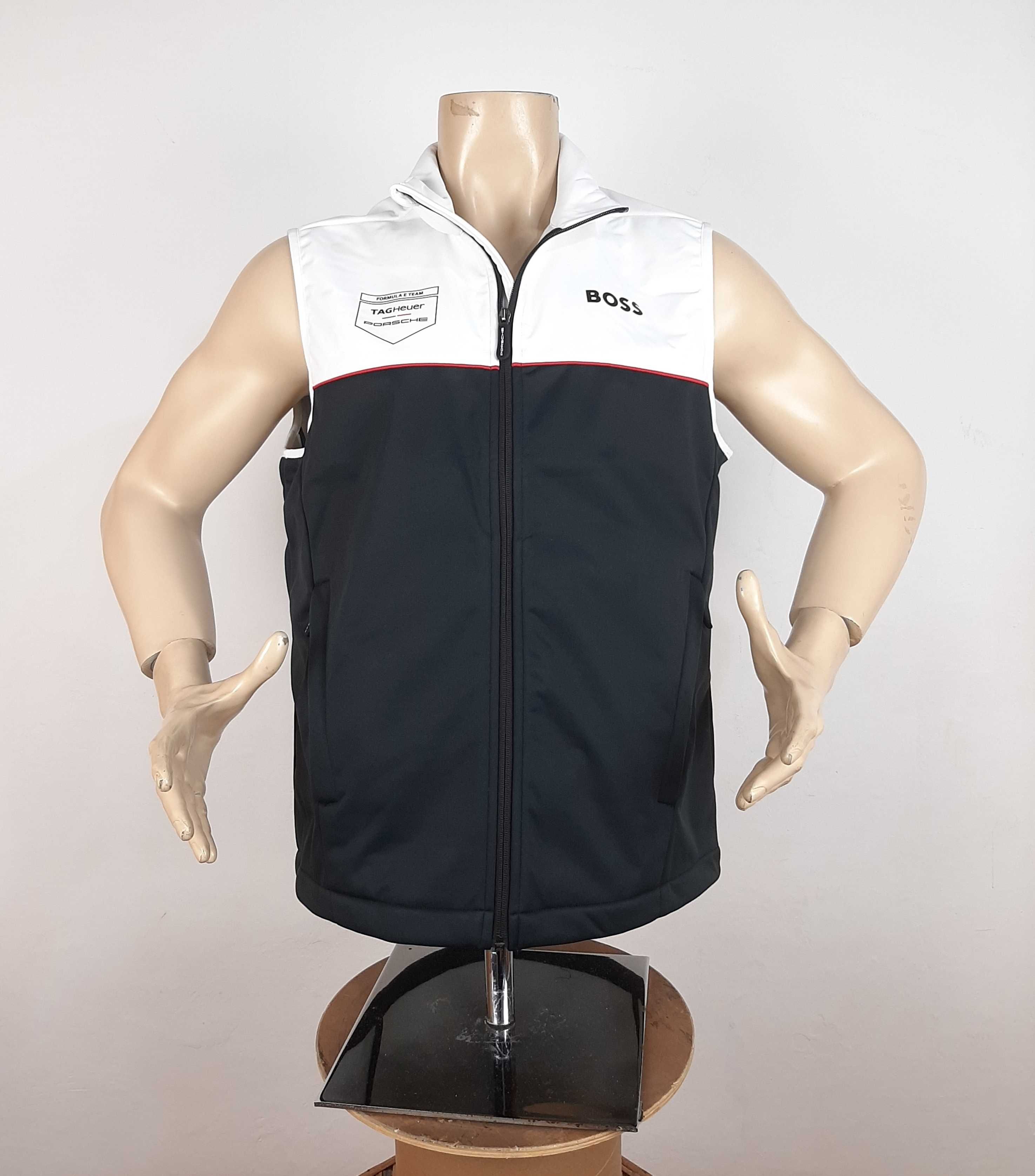 Porsche Motorsport x Boss Softshell Vest - Оригинален мъжки елек L