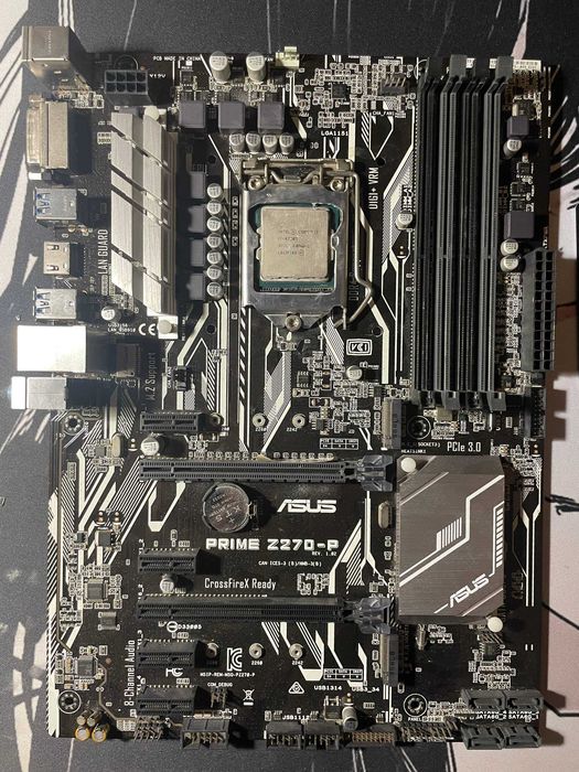 Asus Z270P, оперативка 16gb, i7 6700T продам комплектом/отдельно