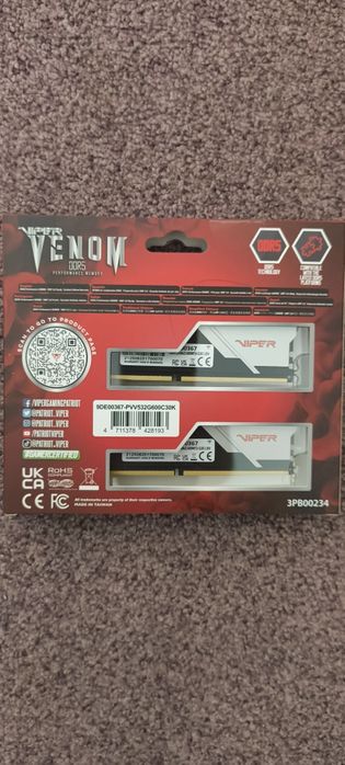 Sigilat RAM Viper Venom 32 gb ddr5 cl30