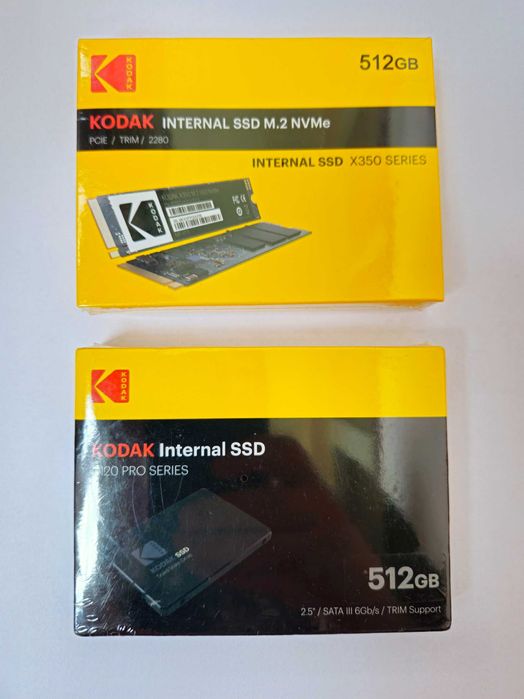 SSD M2,Kodak 512Gb+SSD 2.5"Kodak 512 Gb=250 ron,Laptop ,Ps5,Destop,Nou