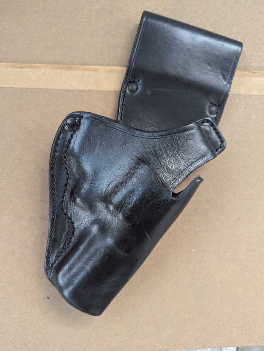 Toc original piele pistol revolver poliția UK ideal și  airsoft