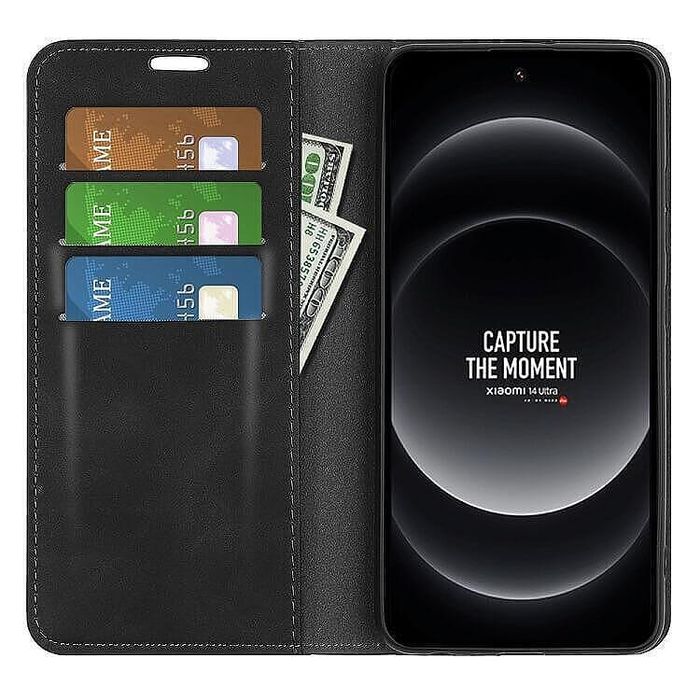 Кожен Калъф Тип Тефтер за Xiaomi 14 Ultra Супер Защита