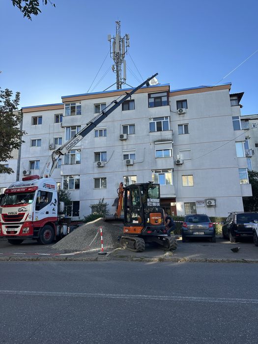 Servicii macara, transport 12 m ,containere si marfa generala