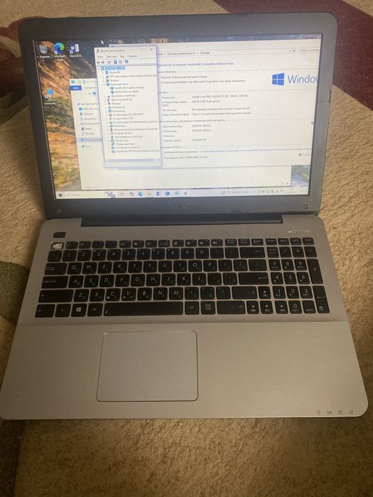 Продам ноутбук Asus core i5-4210u gpu nvidia geforce 820m 4gb ram