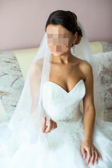 Rochie de mireasa Mori Lee Bridal 2674, Swarovski, Marime 36